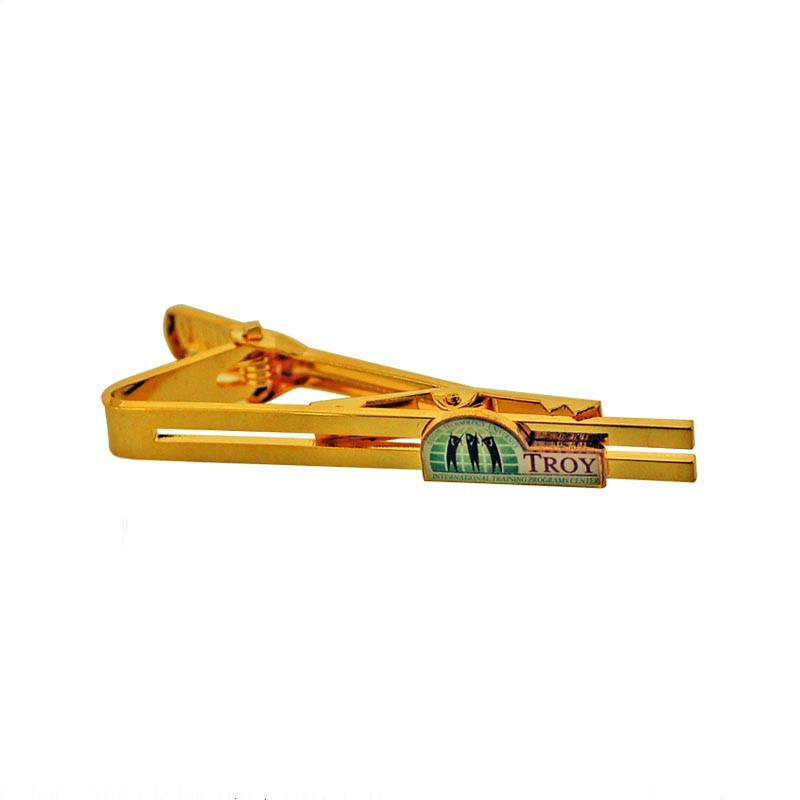 High Quality Gold Plated Zinc Alloy Metal Tie Clip